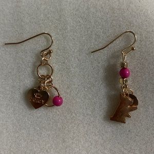 Y2K Juicy Couture Handmade Earrings from charms